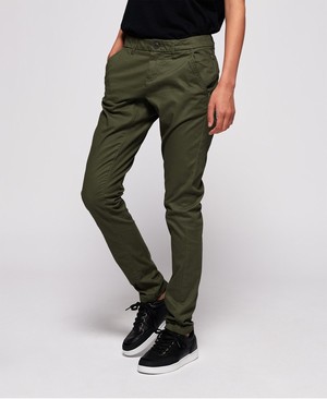 Superdry International Sweet Chinos Női Nadrág Khaki | DEJIR9348